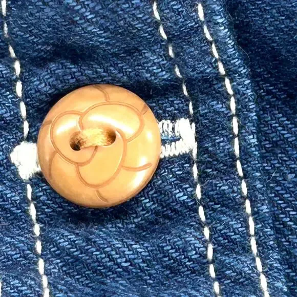 Journal Standard Homestead Indigo Blue Cotton Work Shirt - Picture 3 of 9